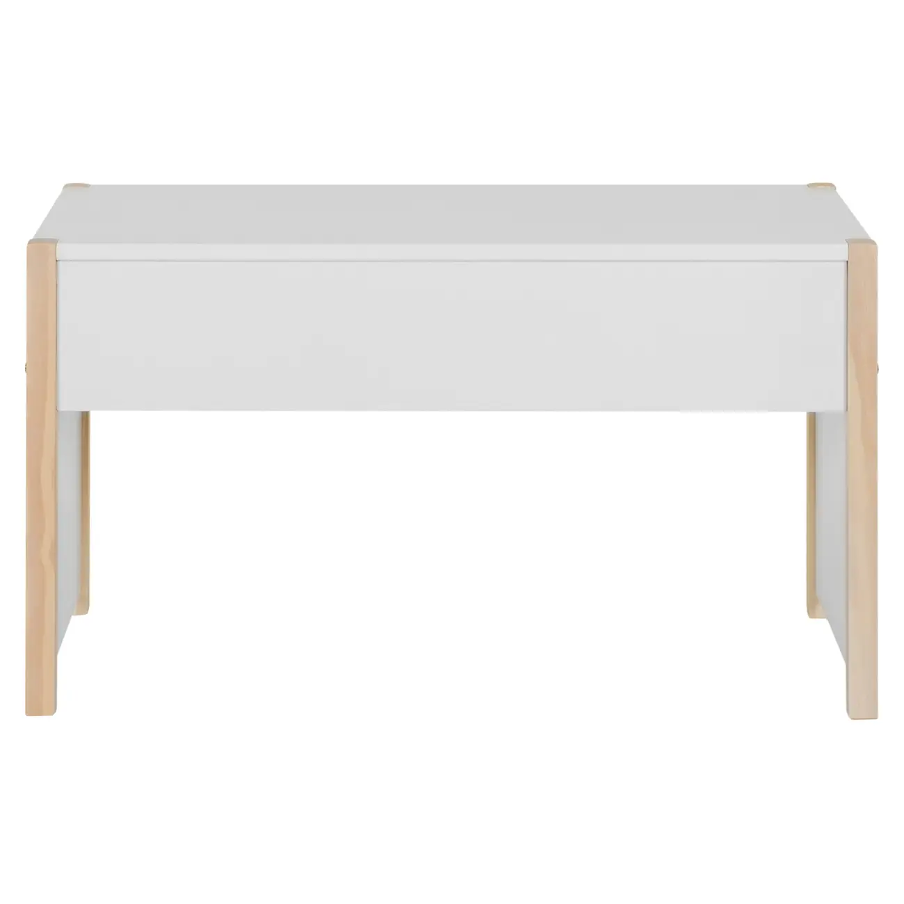 ESCRIVANINHA INFANTIL 1 GAVETA 86 CM X 40 CM PIN PLAY - NATURAL WASHED/BRANCO - Foto 5