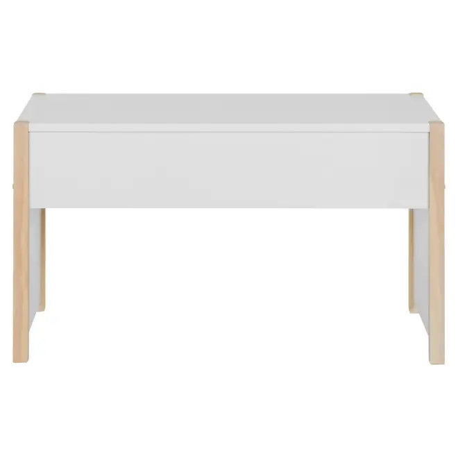 ESCRIVANINHA INFANTIL 1 GAVETA 86 CM X 40 CM PIN PLAY - NATURAL WASHED/BRANCO - Foto 5