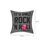 CAPA DE ALMOFADA 44 CM X 44 CM ONLY ROCK 'N' ROLL - KONKRET/PRETO - Foto 4