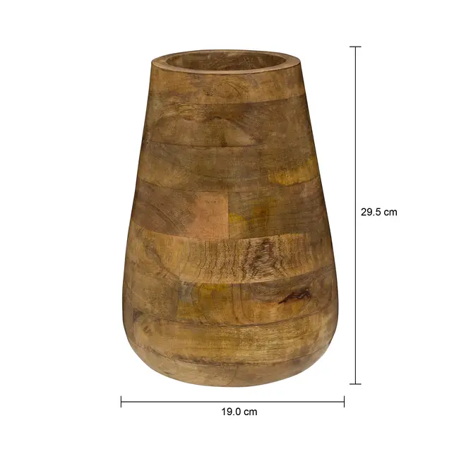 VASO DECORATIVO 29 CM YBYRÁ - MANGO - Foto 5