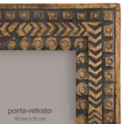 PORTA-RETRATO 10 CM X 15 CM WAKATI - MADEIRA - Foto 5