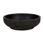 CENTRO DE MESA 34 CM TAZAMA - PRETO DESGASTADO - Foto 1