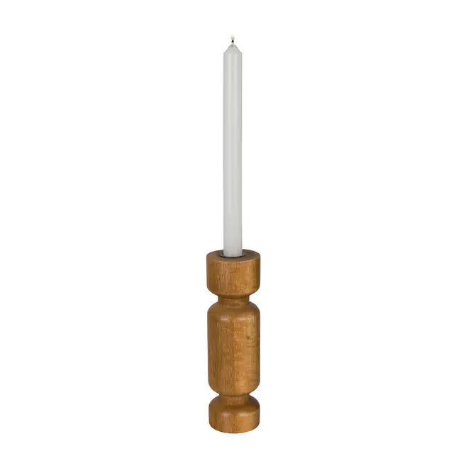 CASTIÇAL 20 CM TOTEM - MANGO - Foto 2