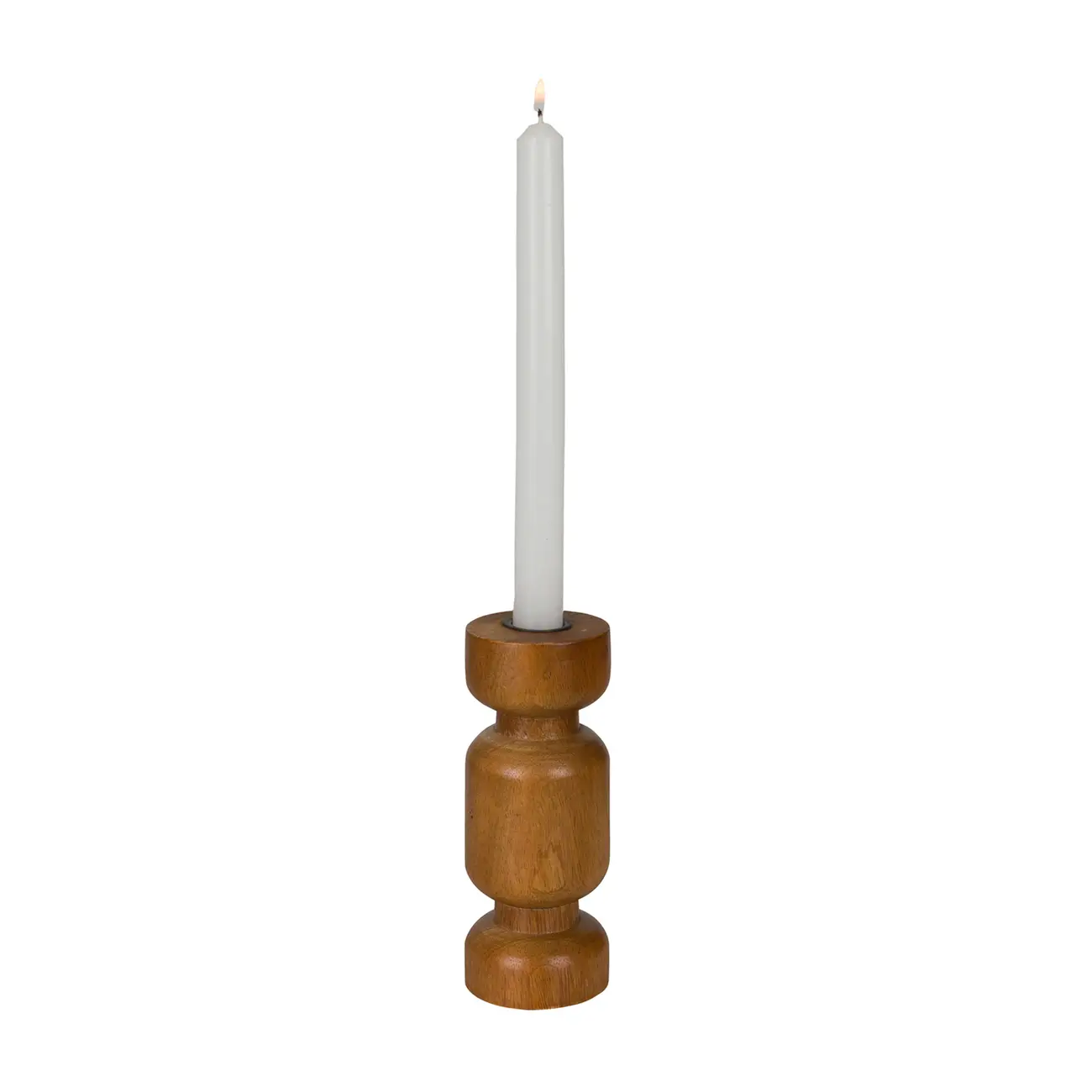 CASTIÇAL 15 CM TOTEM - MANGO - Foto 2