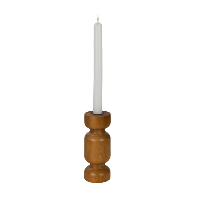 CASTIÇAL 15 CM TOTEM - MANGO - Foto 2