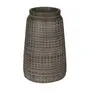 VASO DECORATIVO 27 CM MSANII - PRETO - Foto 1