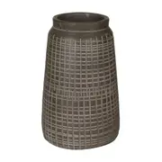 VASO DECORATIVO 27 CM MSANII - PRETO - Foto 1
