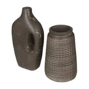 VASO DECORATIVO 27 CM MSANII - PRETO - Foto 3