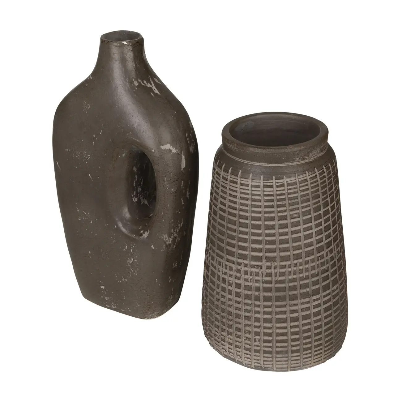 VASO DECORATIVO 27 CM MSANII - PRETO - Foto 3