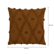 ALMOFADA 45 CM X 45 CM KATWE - CANELA DO CEILÃO/CANELA DO CEILÃO - Foto 6