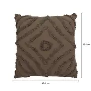 ALMOFADA 45 CM X 45 CM ALSÁSIA - GRIS BRULÉ - Foto 7