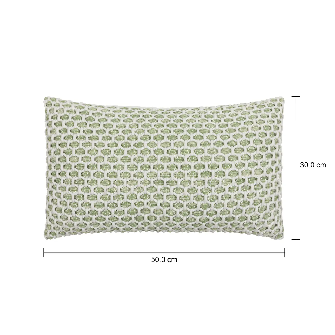 ALMOFADA 50 CM X 30 CM MACURIPE - SÁLVIA/NATURAL - Foto 6