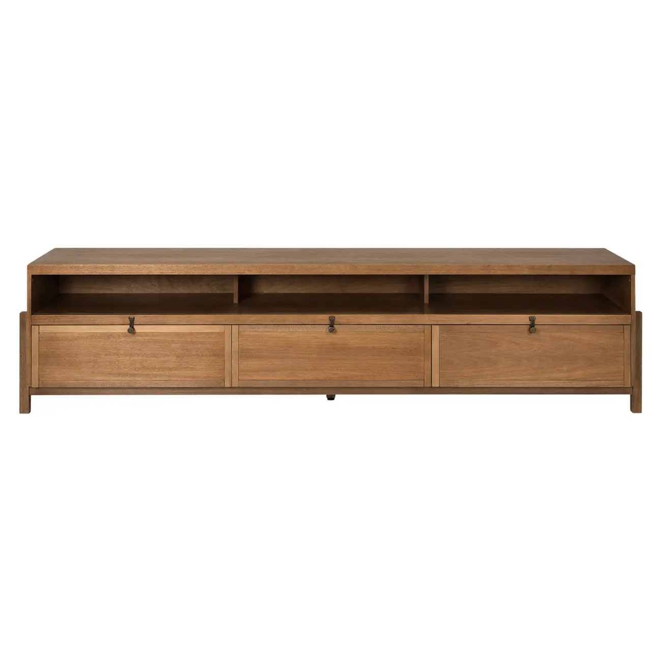 RACK 3 PORTAS BASCULANTES 2,20 M X 42 CM PAMPA - NOZES/OURO VELHO - Foto 1