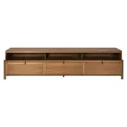RACK 3 PORTAS BASCULANTES 2,20 M X 42 CM PAMPA - NOZES/OURO VELHO - Foto 1