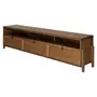 RACK 3 PORTAS BASCULANTES 2,20 M X 42 CM PAMPA - NOZES/OURO VELHO - Foto 2
