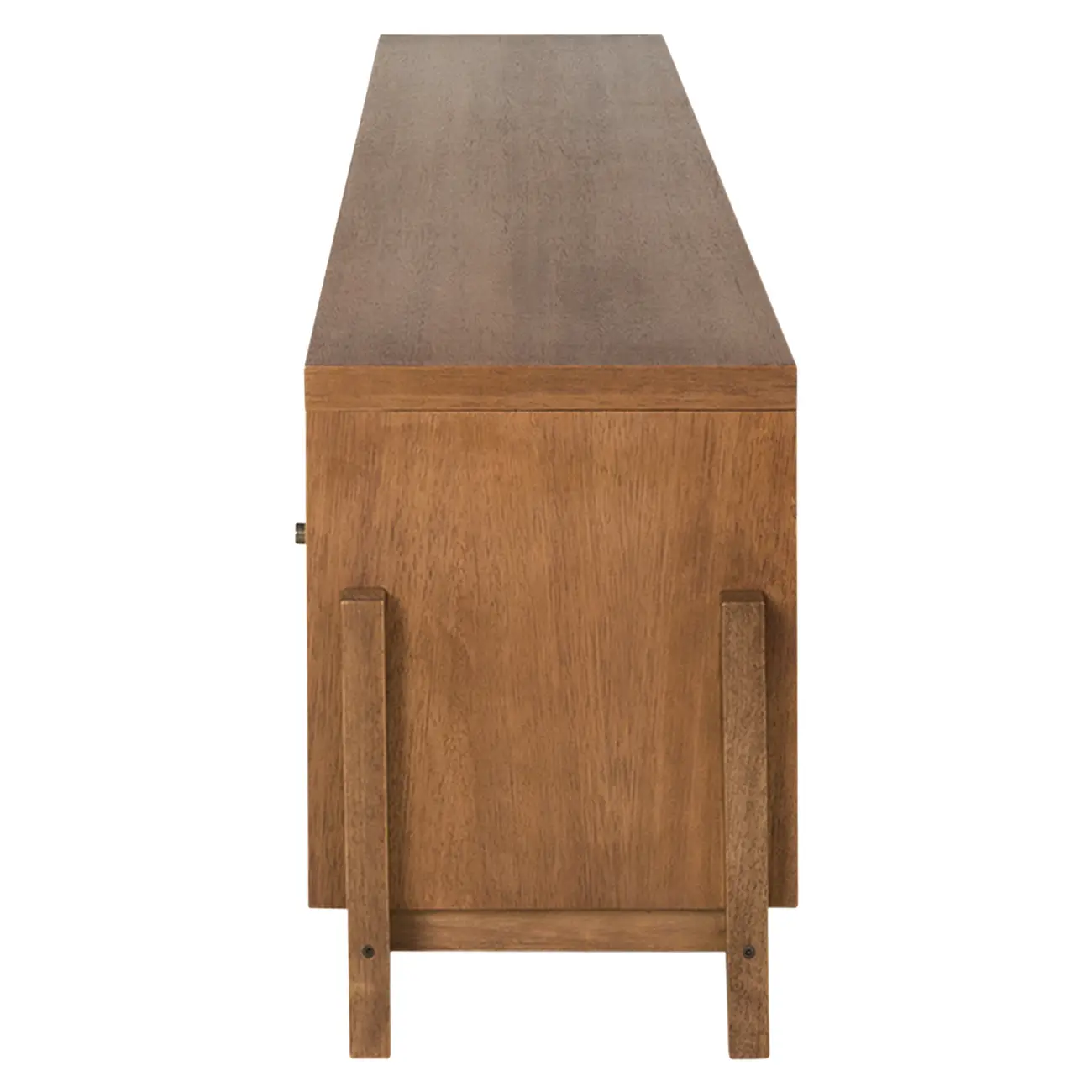 RACK 3 PORTAS BASCULANTES 2,20 M X 42 CM PAMPA - NOZES/OURO VELHO - Foto 3