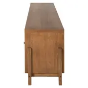 RACK 3 PORTAS BASCULANTES 2,20 M X 42 CM PAMPA - NOZES/OURO VELHO - Foto 3