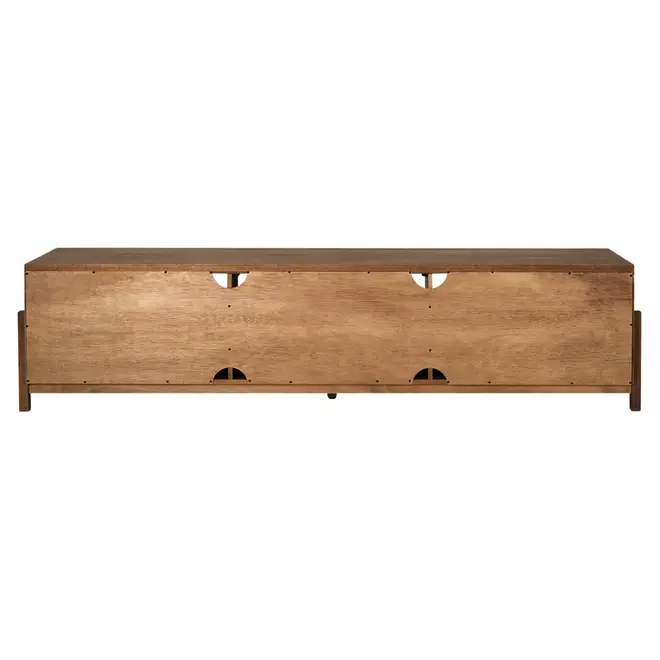 RACK 3 PORTAS BASCULANTES 2,20 M X 42 CM PAMPA - NOZES/OURO VELHO - Foto 4