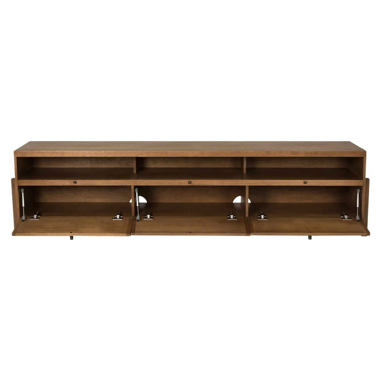 RACK 3 PORTAS BASCULANTES 2,20 M X 42 CM PAMPA - NOZES/OURO VELHO - Foto 5