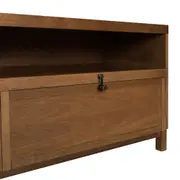 RACK 3 PORTAS BASCULANTES 2,20 M X 42 CM PAMPA - NOZES/OURO VELHO - Foto 10