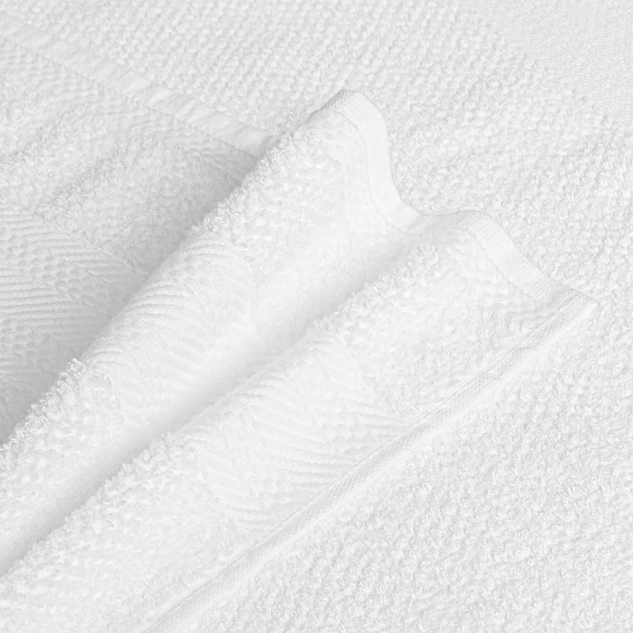 TOALHA DE ROSTO 70 CM X 48 CM ESSENZA - BRANCO - Foto 3
