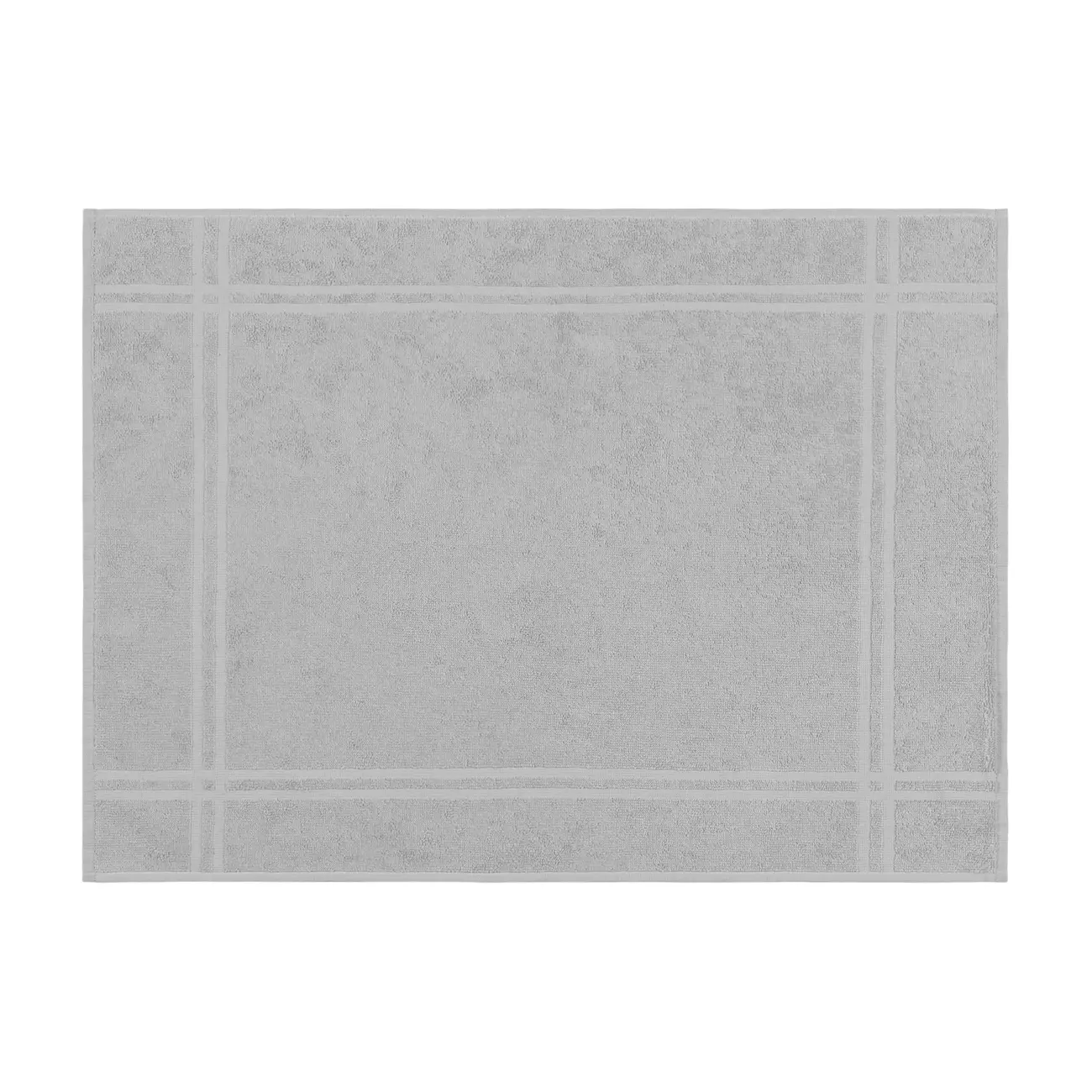 TOALHA DE PISO 65 CM X 45 CM ESSENZA - CINZA CLARO - Foto 1