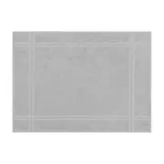 TOALHA DE PISO 65 CM X 45 CM ESSENZA - CINZA CLARO - Foto 1