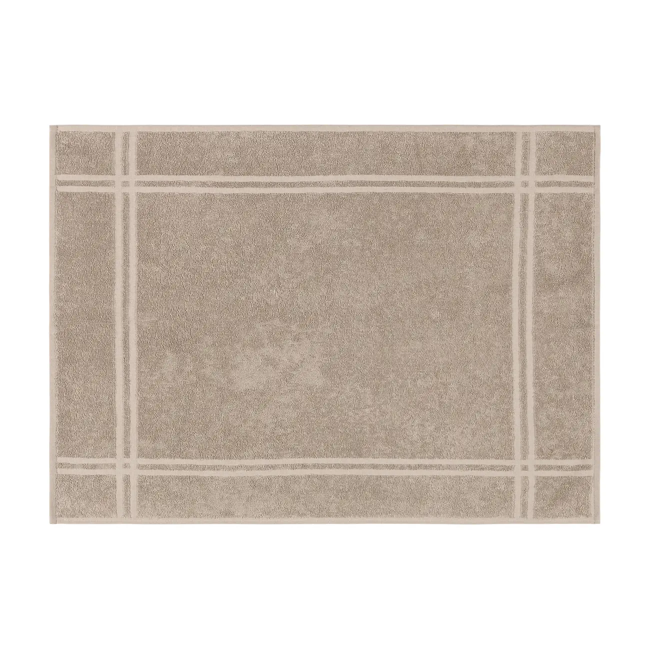TOALHA DE PISO 65 CM X 45 CM ESSENZA - CAMELO - Foto 1