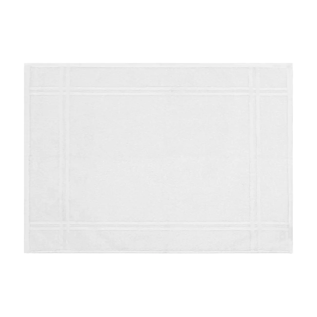 TOALHA DE PISO 65 CM X 45 CM ESSENZA - BRANCO - Foto 1