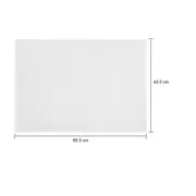 TOALHA DE PISO 65 CM X 45 CM ESSENZA - BRANCO - Foto 4