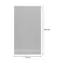 TOALHA DE BANHO 1,35 M X 70 CM ESSENZA - CINZA CLARO - Foto 6