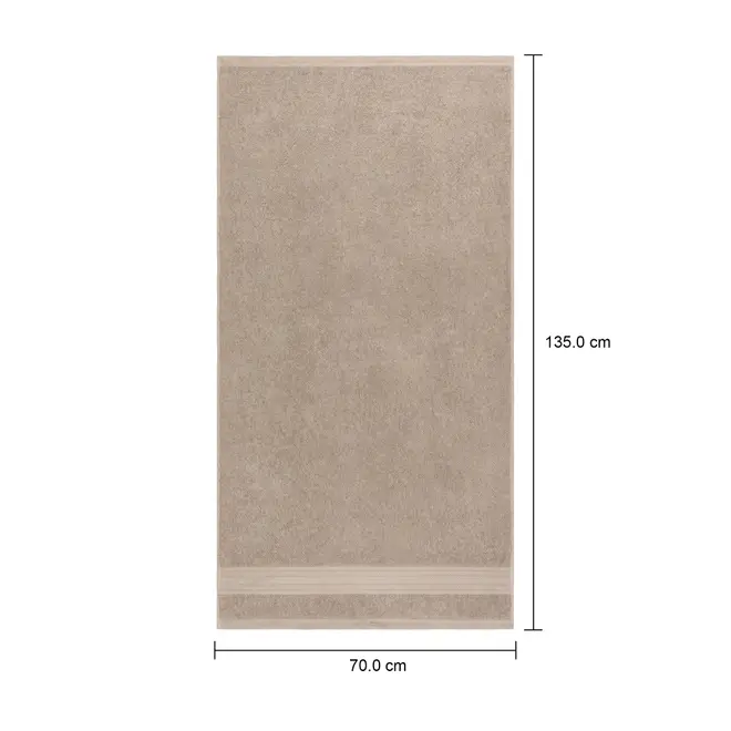TOALHA DE BANHO 1,35 M X 70 CM ESSENZA - CAMELO - Foto 6