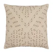 CAPA DE ALMOFADA 45 CM X 45 CM KILAWA - NATURAL/MARROM - Foto 1