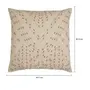 CAPA DE ALMOFADA 45 CM X 45 CM KILAWA - NATURAL/MARROM - Foto 7
