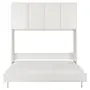 CAMA DE CASAL DOBRÁVEL 1,38 M COM ARMÁRIO 4 PORTAS FLIP - BRANCO - Foto 4