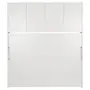 CAMA DE CASAL DOBRÁVEL 1,38 M COM ARMÁRIO 4 PORTAS FLIP - BRANCO - Foto 6