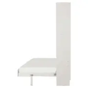 CAMA DE CASAL DOBRÁVEL 1,38 M COM ARMÁRIO 4 PORTAS FLIP - BRANCO - Foto 7