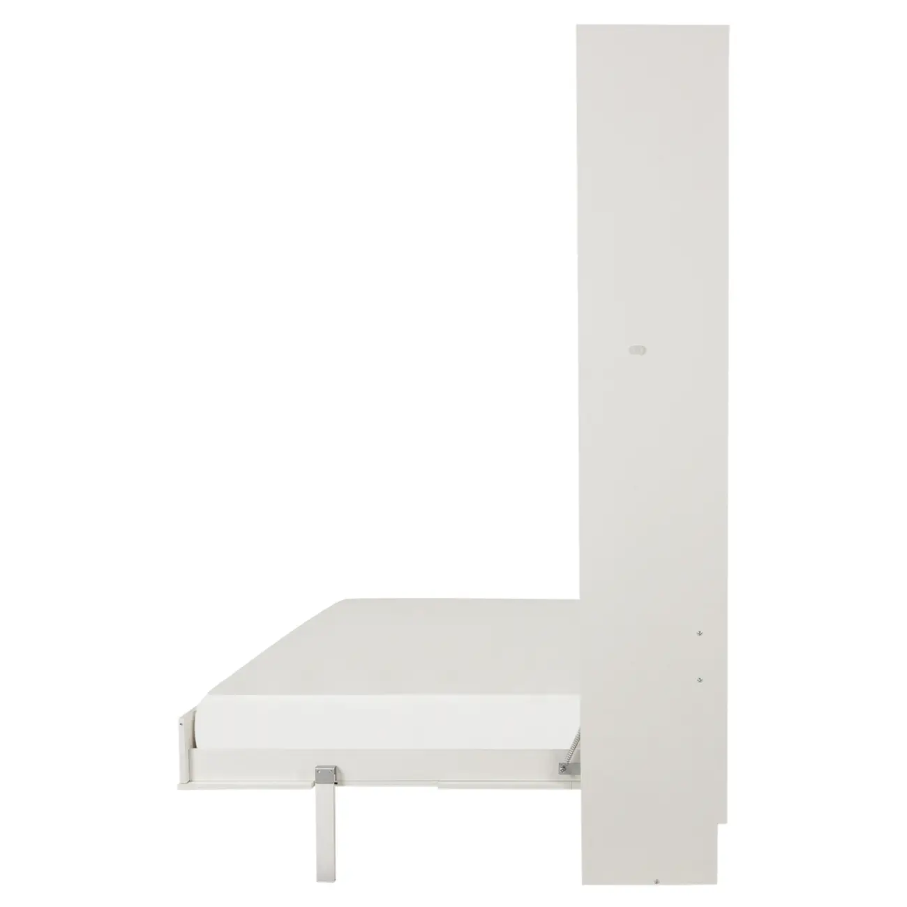 CAMA DE CASAL DOBRÁVEL 1,38 M COM ARMÁRIO 4 PORTAS FLIP - BRANCO - Foto 7