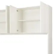 CAMA DE CASAL DOBRÁVEL 1,38 M COM ARMÁRIO 4 PORTAS FLIP - BRANCO - Foto 8