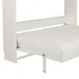 CAMA DE CASAL DOBRÁVEL 1,38 M COM ARMÁRIO 4 PORTAS FLIP - BRANCO - Foto 9