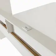 CAMA DE CASAL DOBRÁVEL 1,38 M COM ARMÁRIO 4 PORTAS FLIP - BRANCO - Foto 11