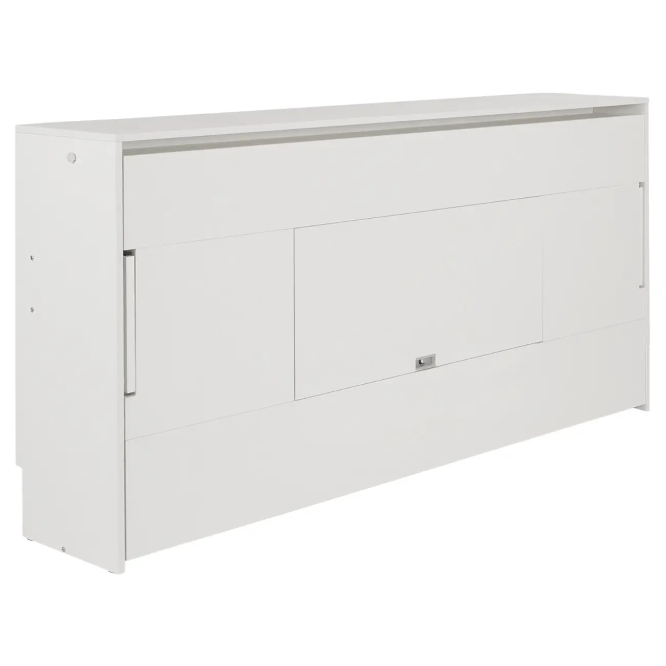 CAMA DE SOLTEIRO DOBRÁVEL 88 COM ESCRIVANINHA 97 CM X 44 CM FLIP - BRANCO - Foto 2