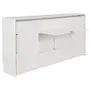 CAMA DE SOLTEIRO DOBRÁVEL 88 COM ESCRIVANINHA 97 CM X 44 CM FLIP - BRANCO - Foto 3