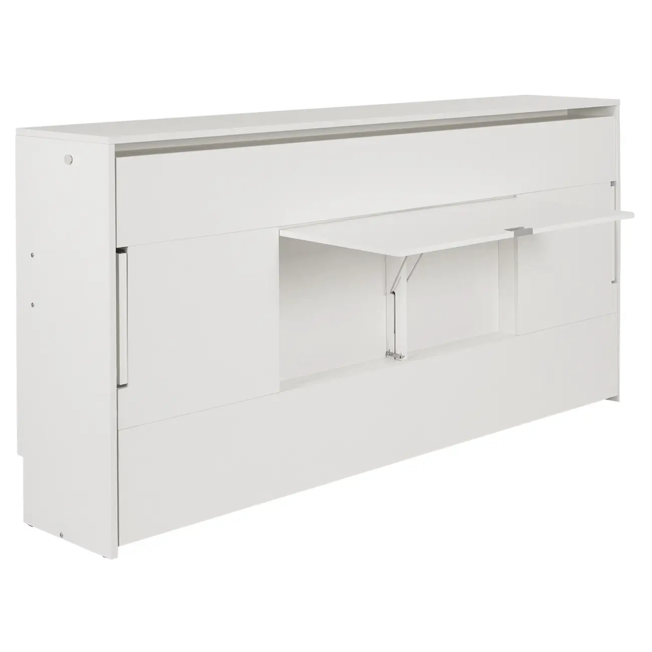 CAMA DE SOLTEIRO DOBRÁVEL 88 COM ESCRIVANINHA 97 CM X 44 CM FLIP - BRANCO - Foto 3