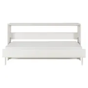 CAMA DE SOLTEIRO DOBRÁVEL 88 COM ESCRIVANINHA 97 CM X 44 CM FLIP - BRANCO - Foto 4