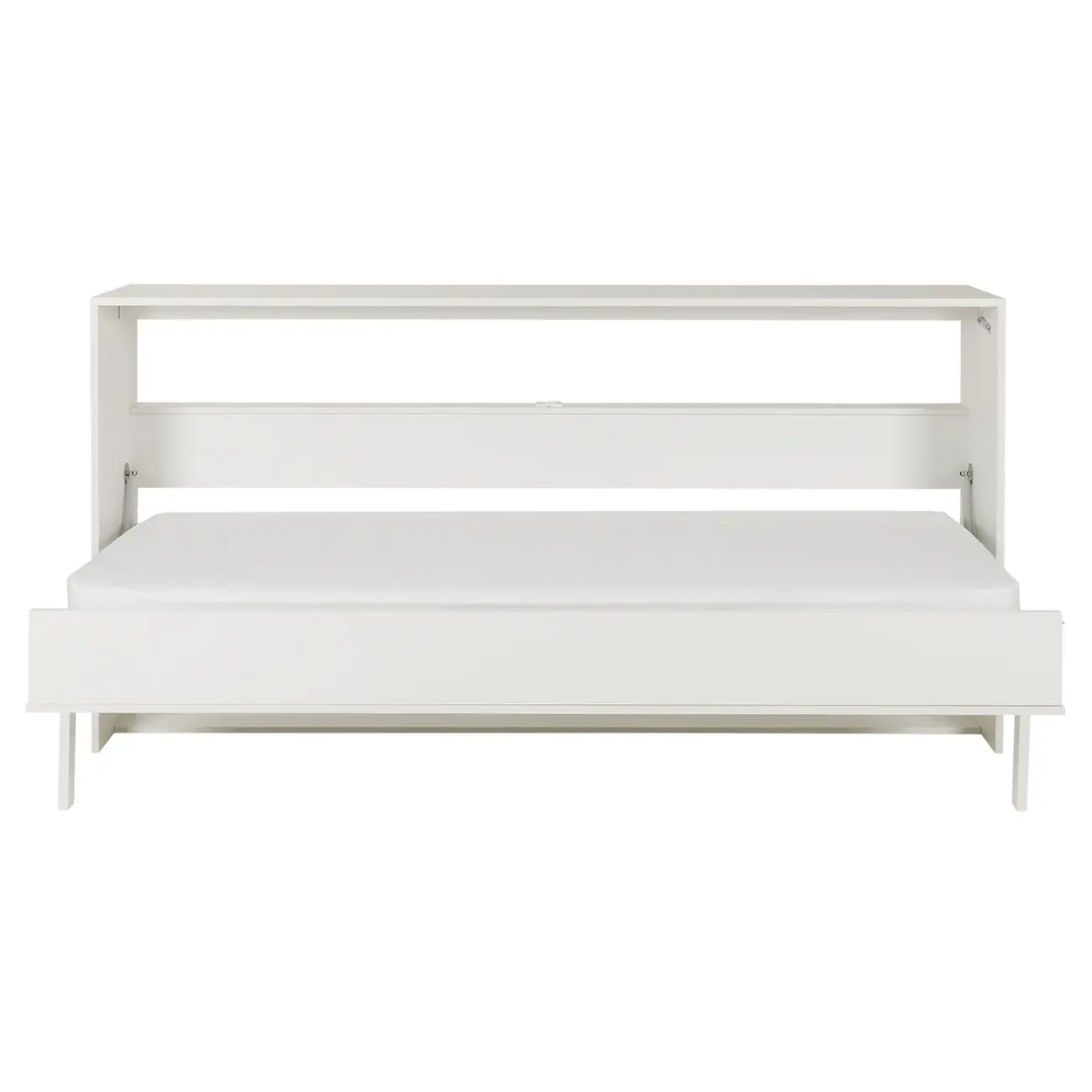 CAMA DE SOLTEIRO DOBRÁVEL 88 COM ESCRIVANINHA 97 CM X 44 CM FLIP - BRANCO - Foto 4