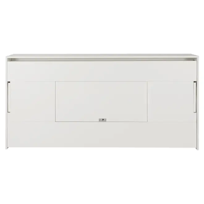 CAMA DE SOLTEIRO DOBRÁVEL 88 COM ESCRIVANINHA 97 CM X 44 CM FLIP - BRANCO - Foto 5