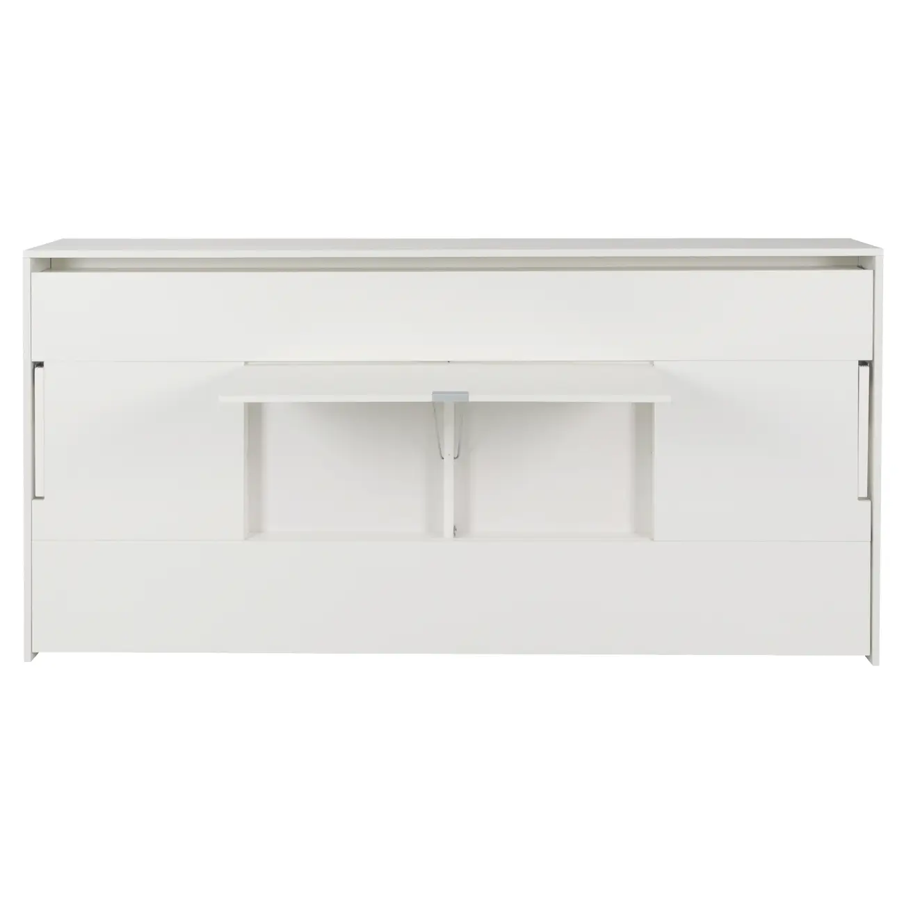CAMA DE SOLTEIRO DOBRÁVEL 88 COM ESCRIVANINHA 97 CM X 44 CM FLIP - BRANCO - Foto 6