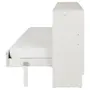 CAMA DE SOLTEIRO DOBRÁVEL 88 COM ESCRIVANINHA 97 CM X 44 CM FLIP - BRANCO - Foto 7