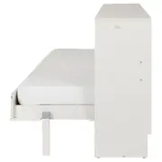 CAMA DE SOLTEIRO DOBRÁVEL 88 COM ESCRIVANINHA 97 CM X 44 CM FLIP - BRANCO - Foto 7